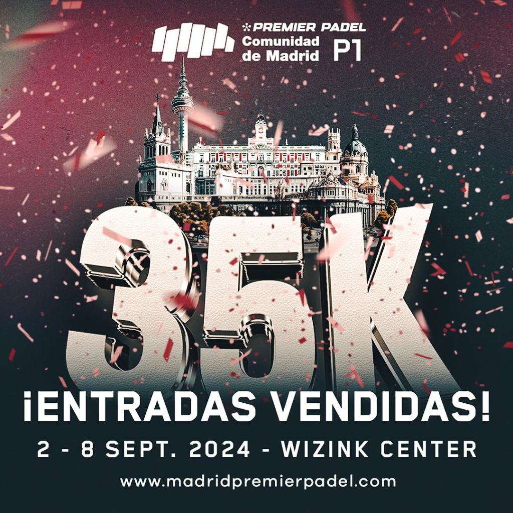 Places premier padel P1 Madrid