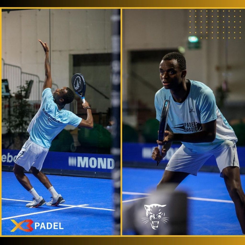 Boris Castro, joueur professionnel de la team X3 Padel